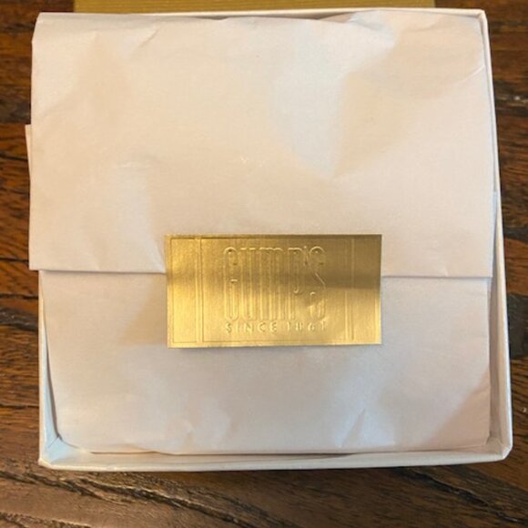 GUMPS Silver Travel Analog Alarm Clock Brand New in Box - Picture 6 of 6